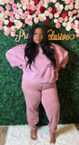 “Balloon Sleeve Jogger Set”