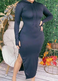 “The Zip Me Up Hoodie” Dress